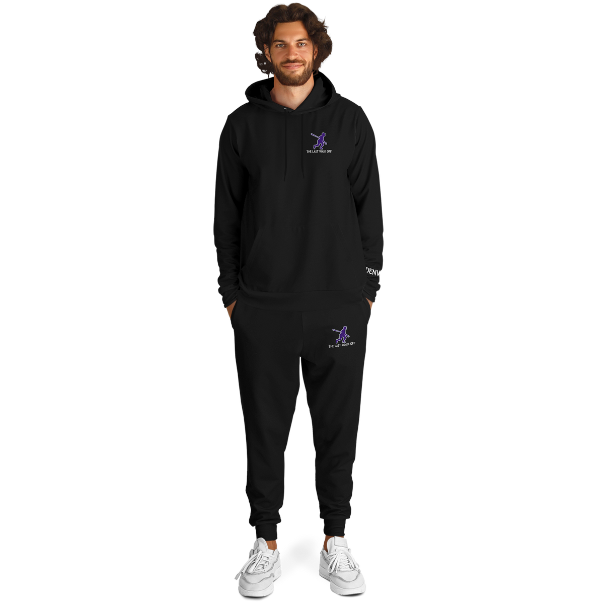 Denver Black Hoodie and Joggers TWO