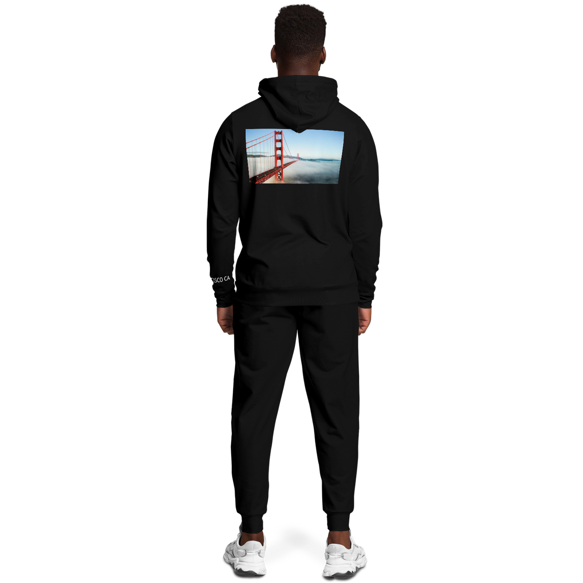 San Francisco Black Hoodie and Joggers Bridge