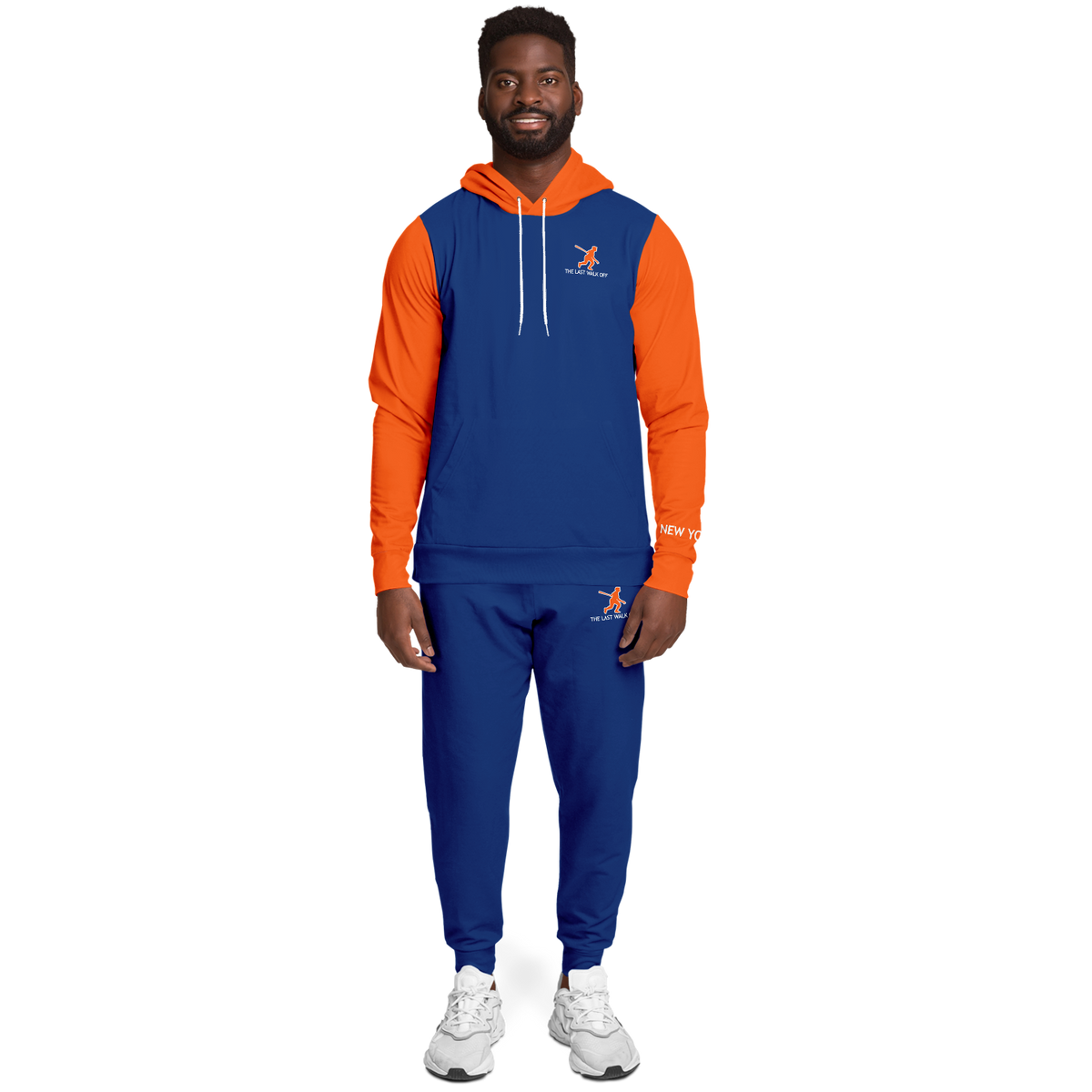 New York Blue Orange Hoodie and Joggers POST