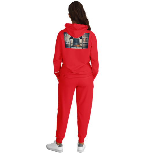Philadelphia Red Hoodie and Joggers Liberty Bell