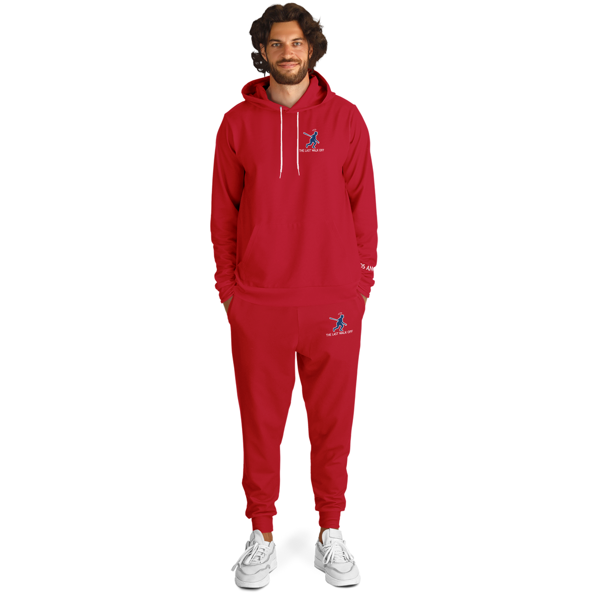 Los Angeles Red Hoodie and Joggers TWO
