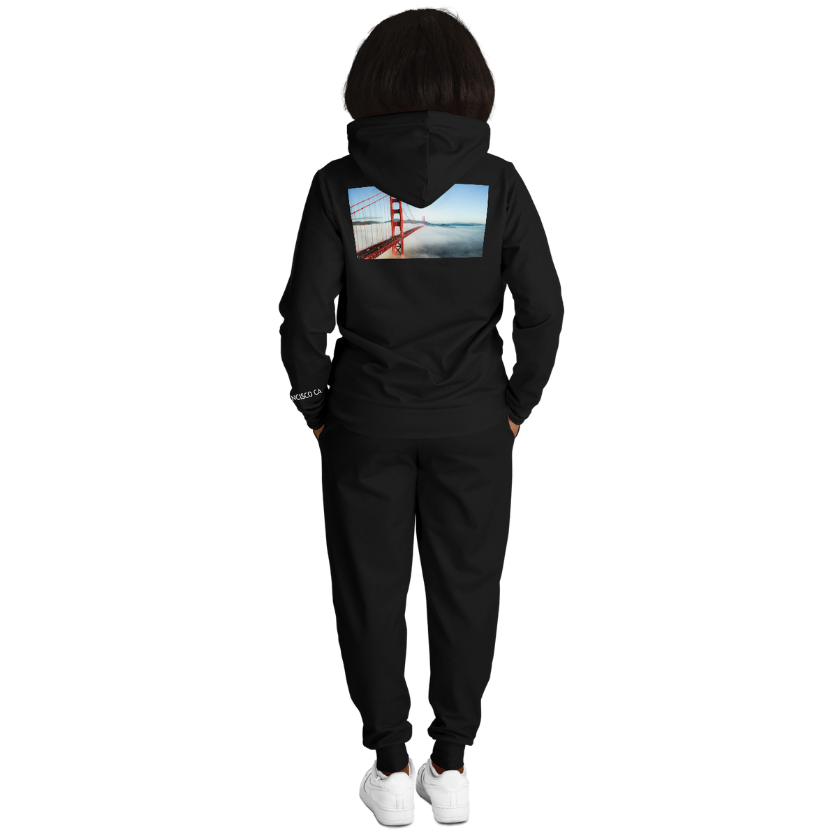 San Francisco Black Hoodie and Joggers Bridge