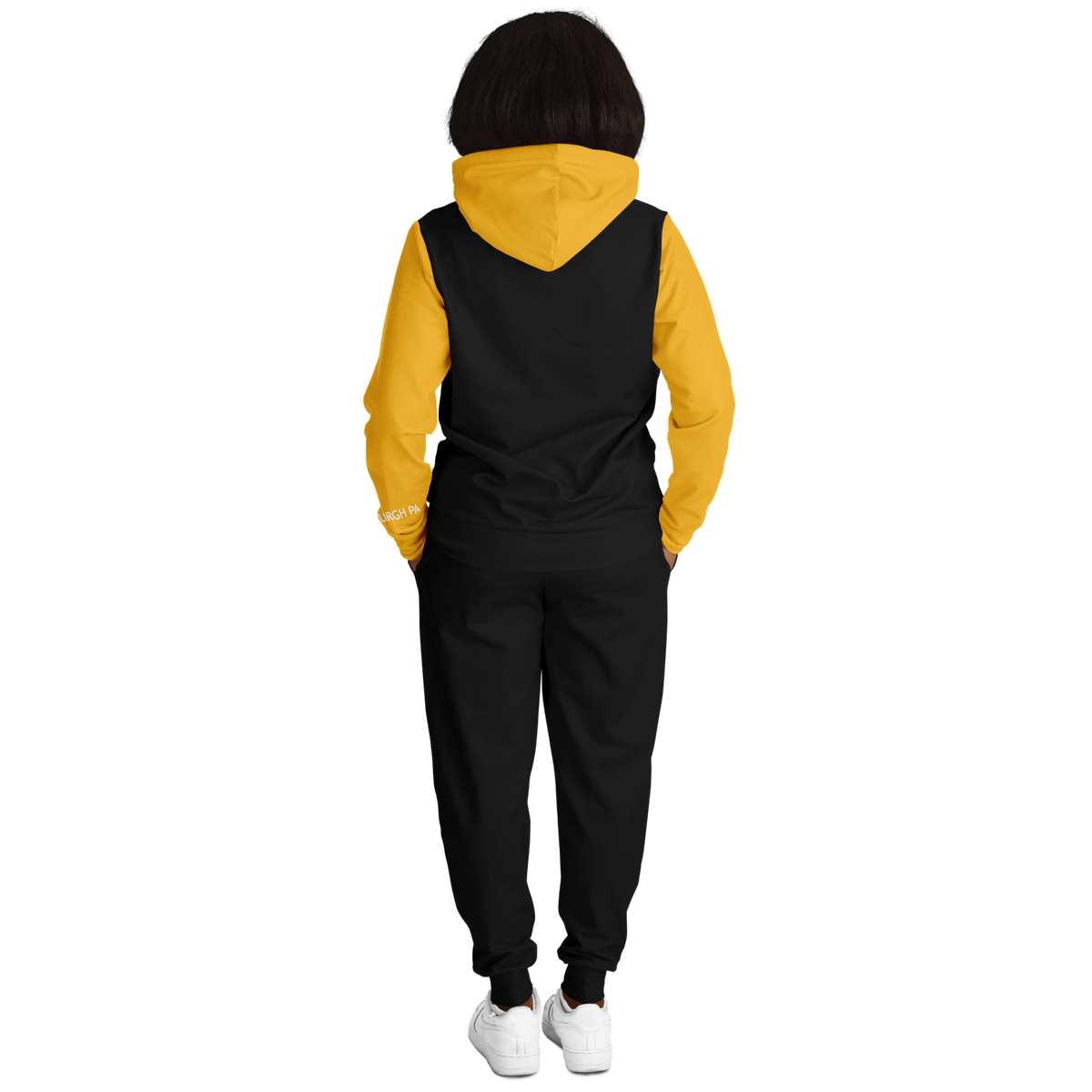 Pittsburgh Black Yellow Hoodie and Joggers