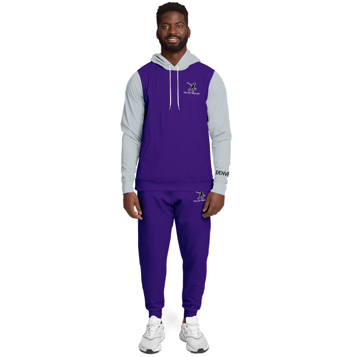 Denver Purple Silver Hoodie and Joggers