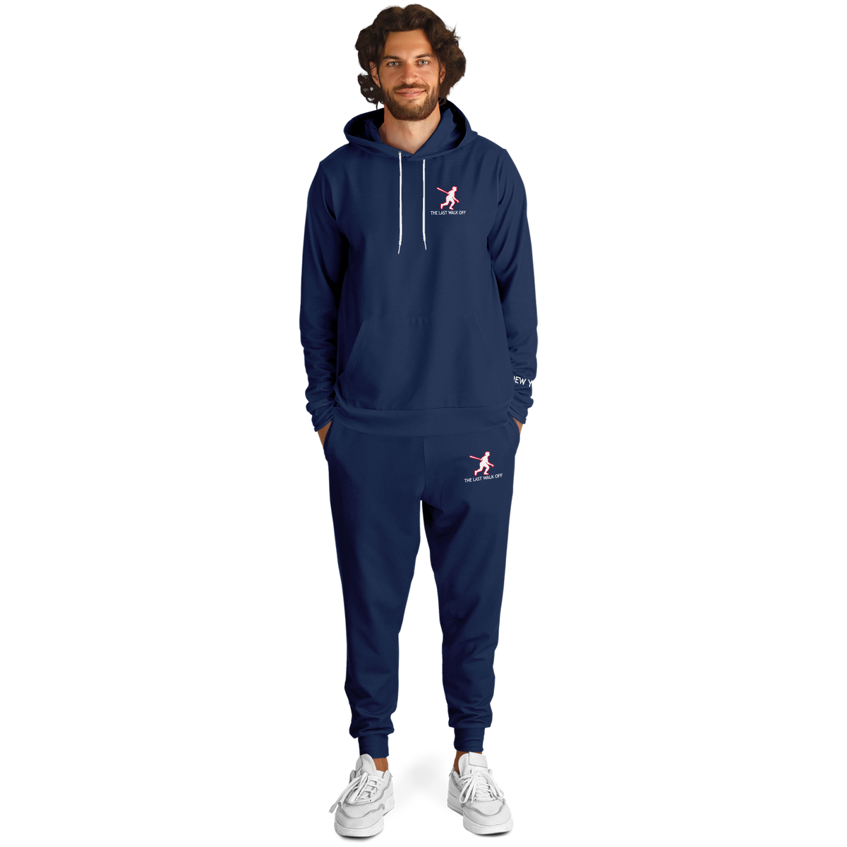 New York Navy Blue Hoodie and Joggers POST