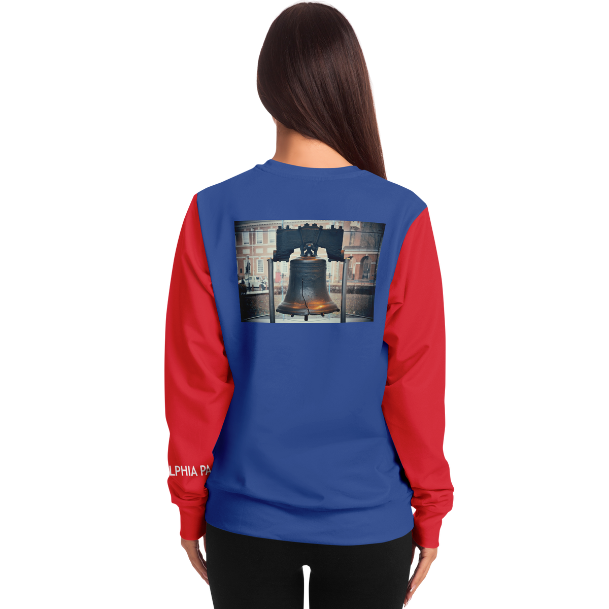 Philadelphia Blue Red Long Sleeve Shirt Liberty Bell