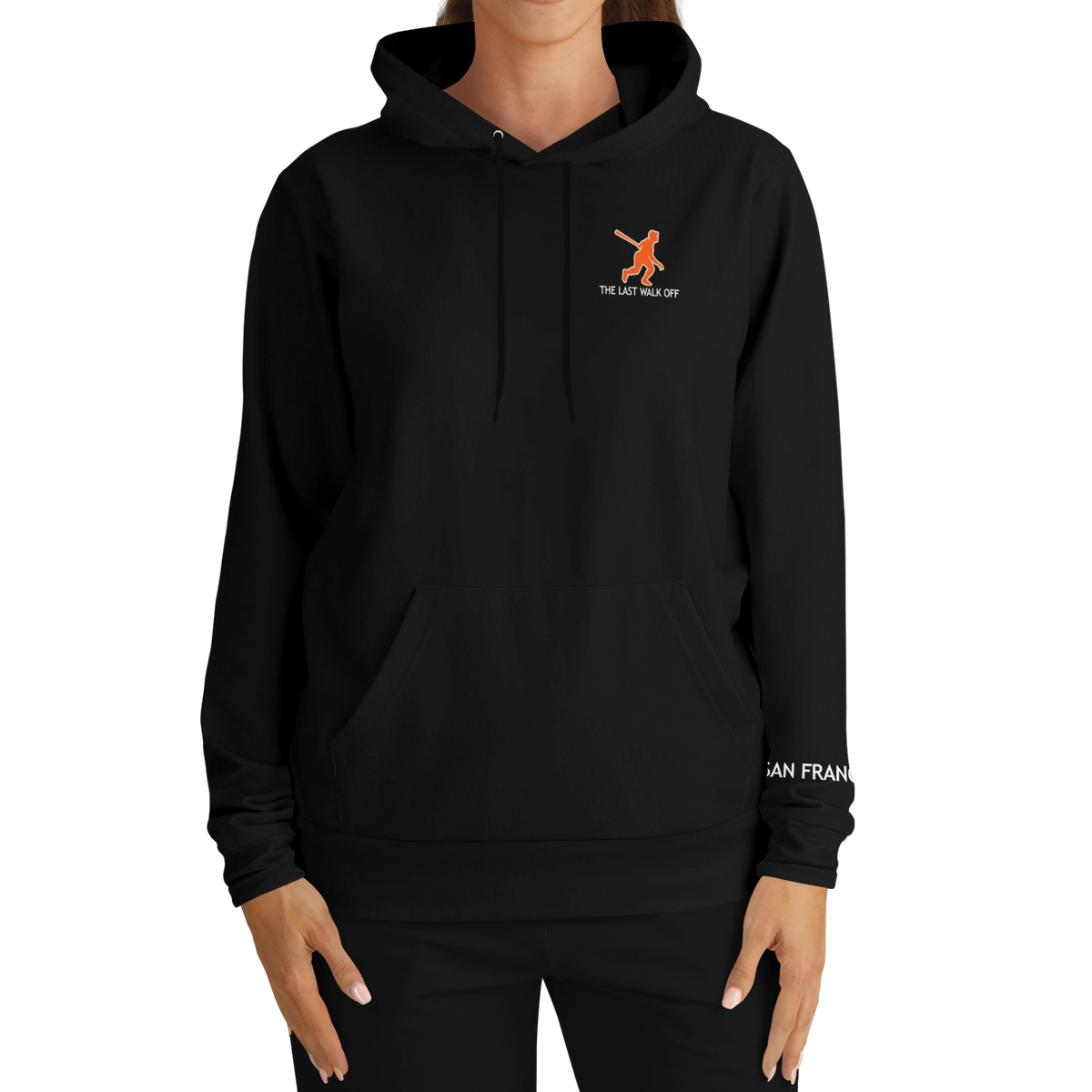 San Francisco Black Hoodie Bridge