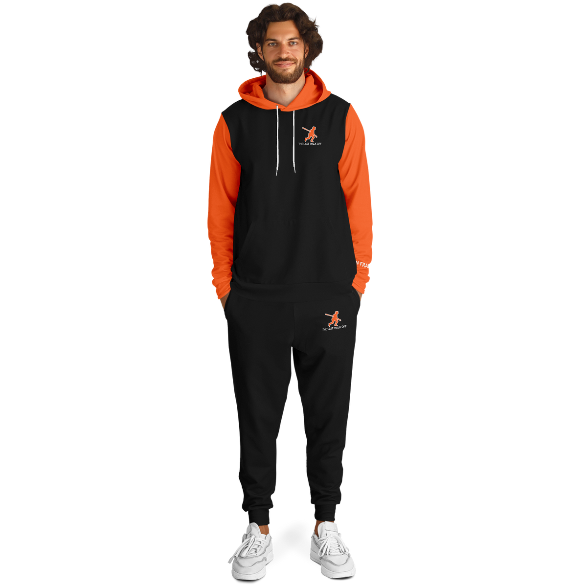San Francisco Black Orange Hoodie and Joggers