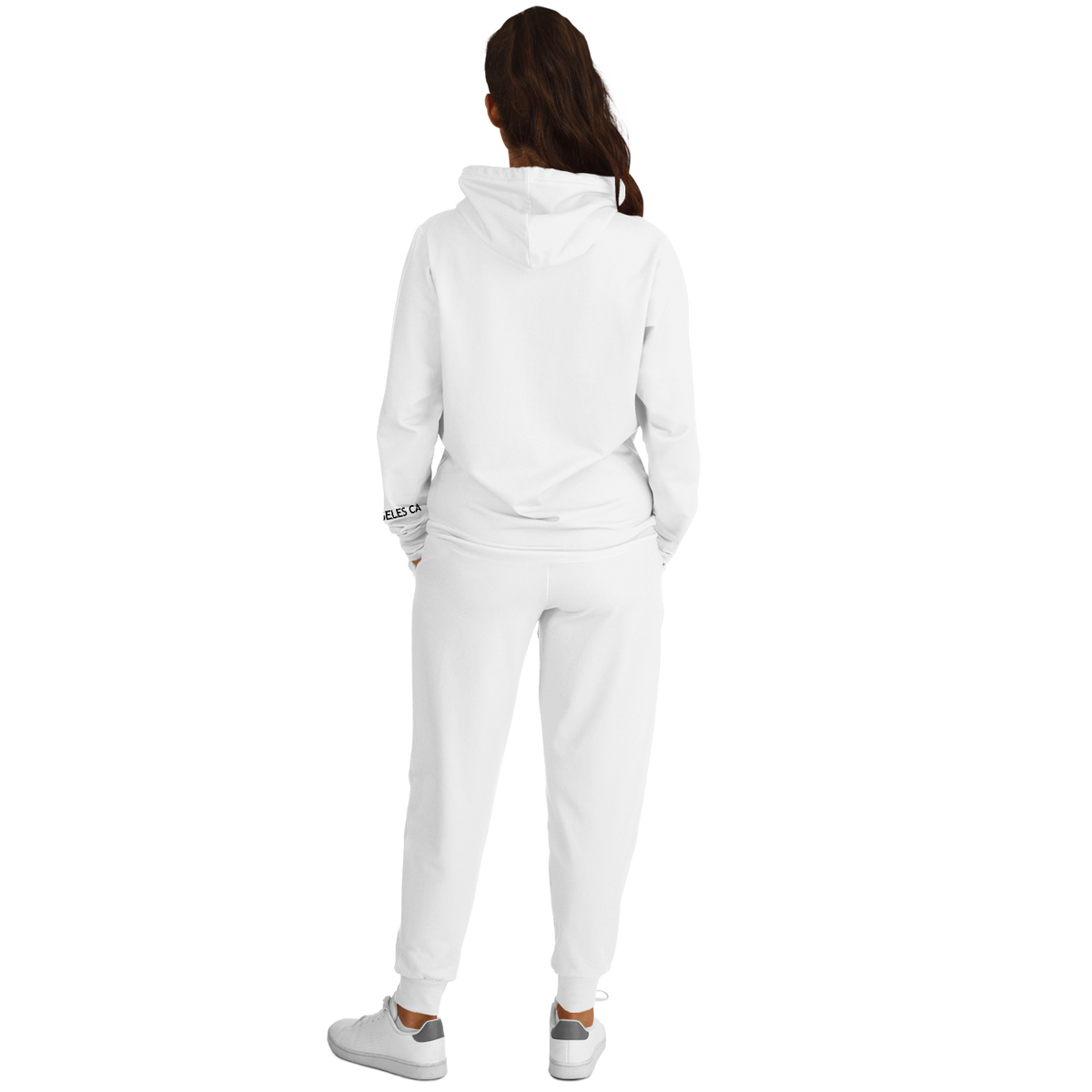 Los Angeles White Hoodie and Joggers TWO