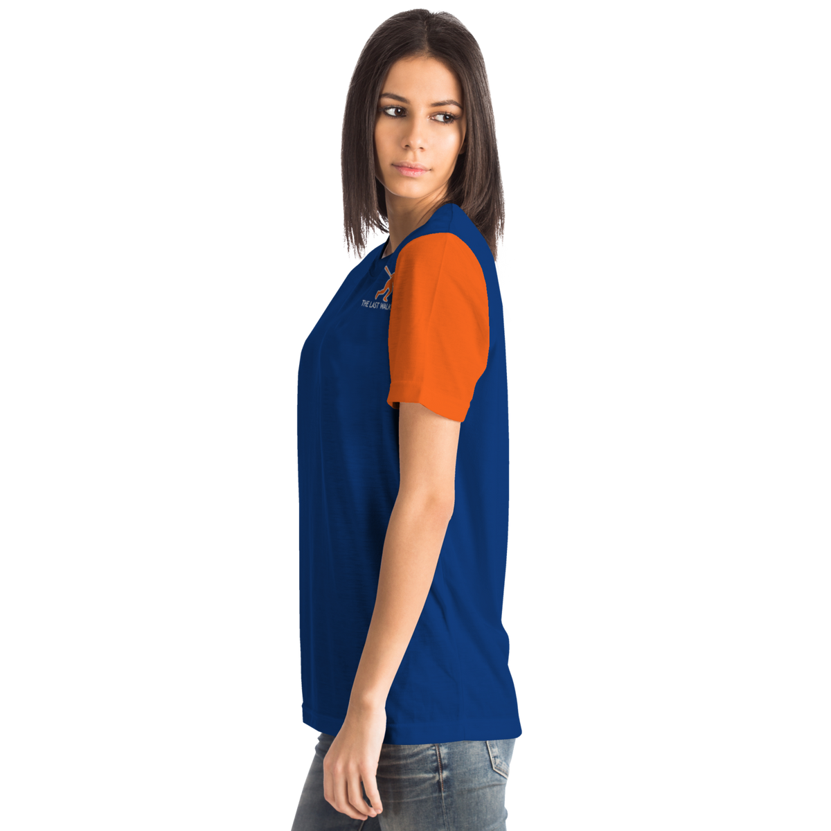 New York Blue Orange Short Sleeve Shirt
