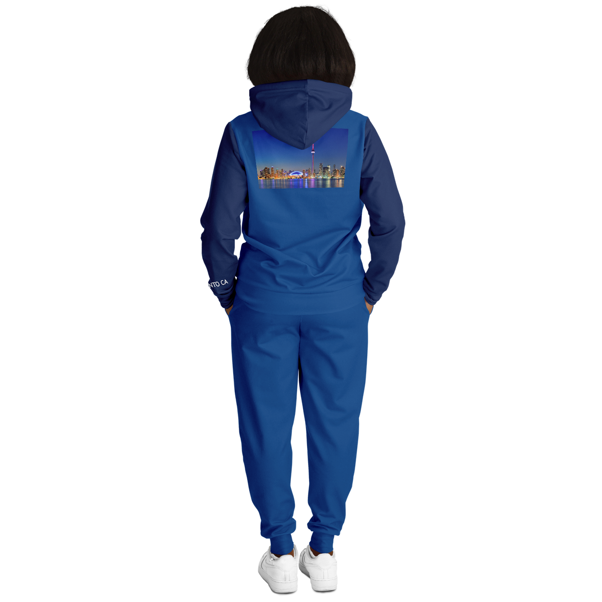 Toronto Blue Navy Blue Hoodie and Joggers Skyline