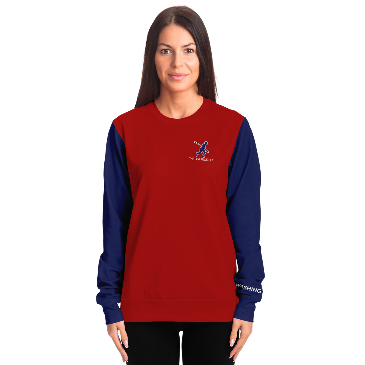 Washington Red Blue Long Sleeve Shirt