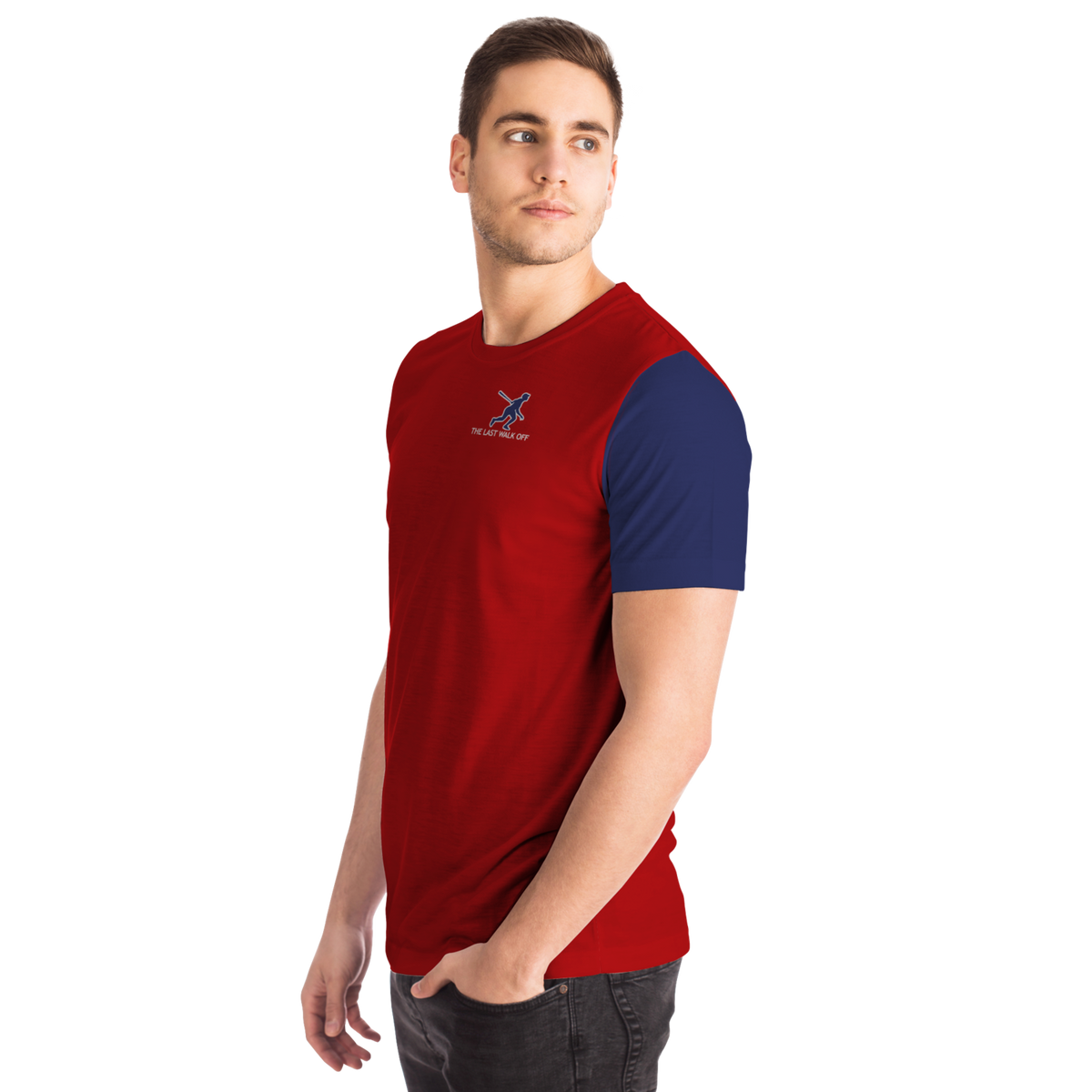Washington Red Blue Short Sleeve Shirt