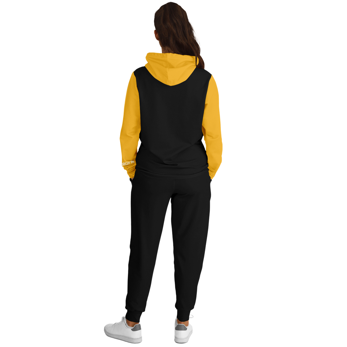 Pittsburgh Black Yellow Hoodie and Joggers