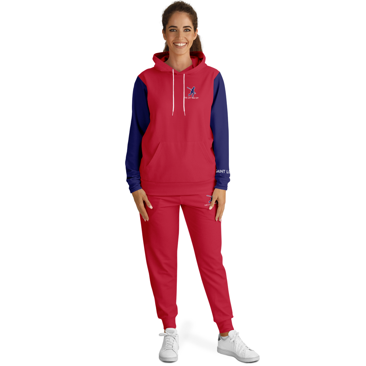 Saint Louis Red Navy Blue Hoodie and Joggers