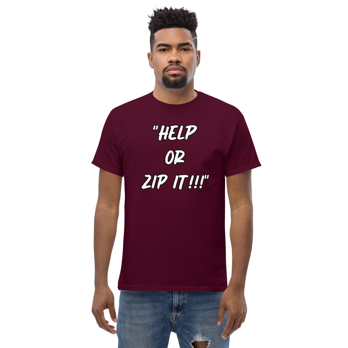 Help or Zip It T-shirt