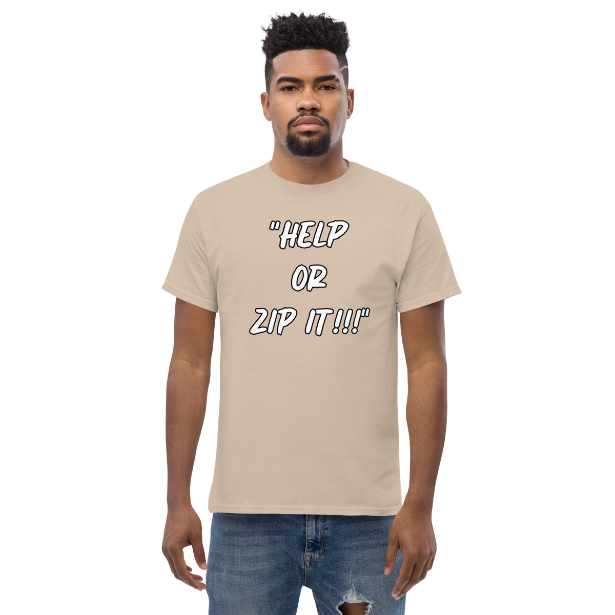 Help or Zip It T-shirt