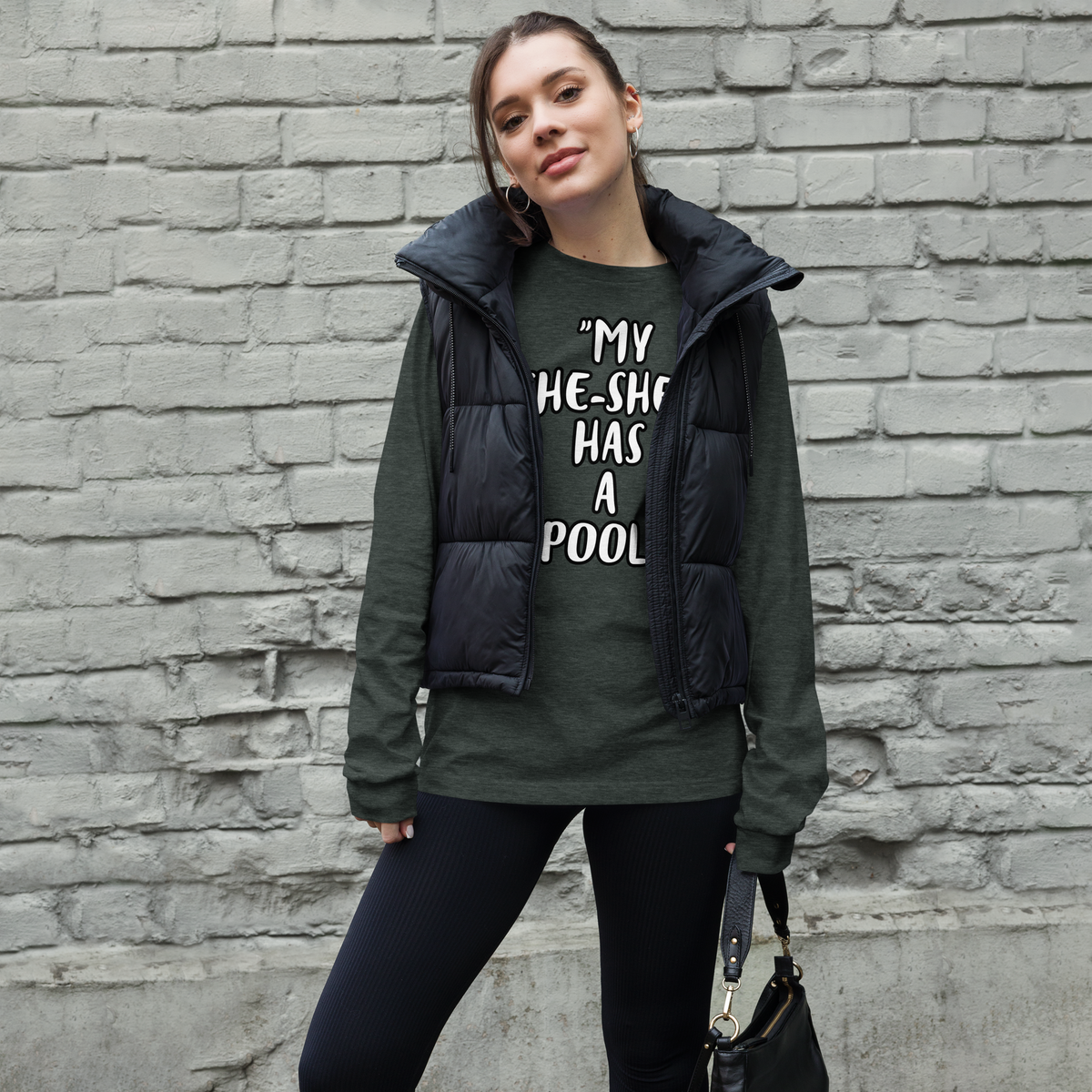 She-Shed Pool Long Sleeve Shirt