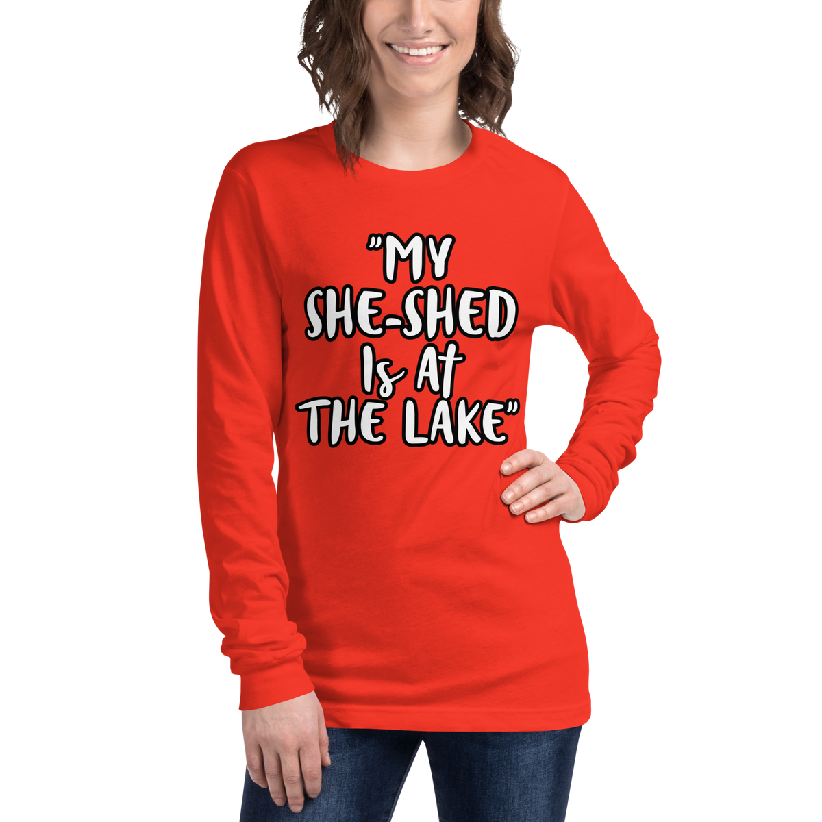 She-Shed Lake Long Sleeve Shirt