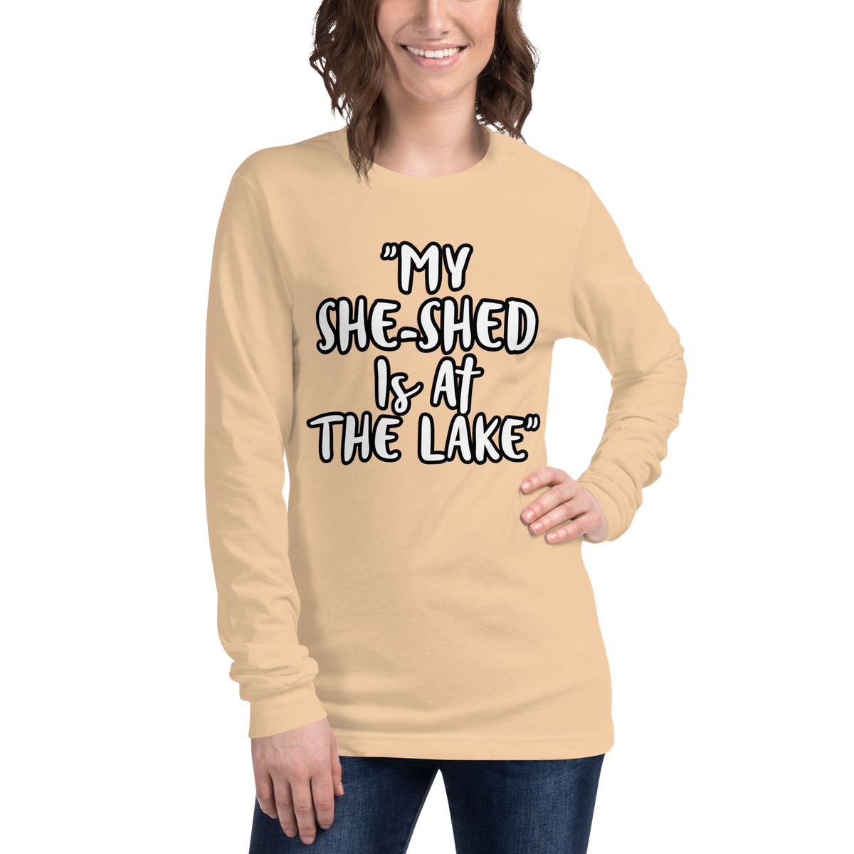 She-Shed Lake Long Sleeve Shirt