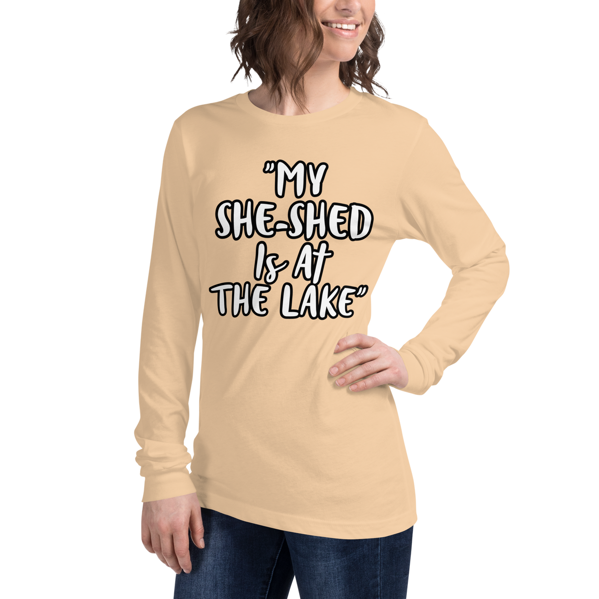 She-Shed Lake Long Sleeve Shirt