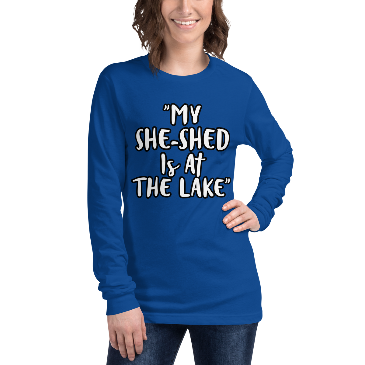 She-Shed Lake Long Sleeve Shirt