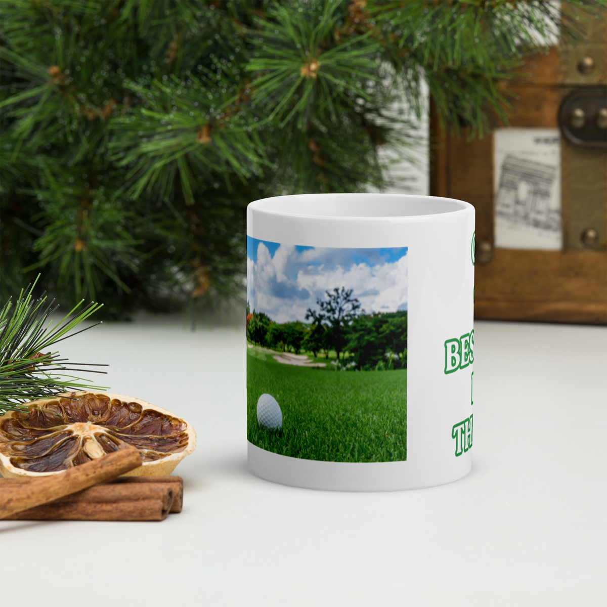 Best Shot Golf White Mug