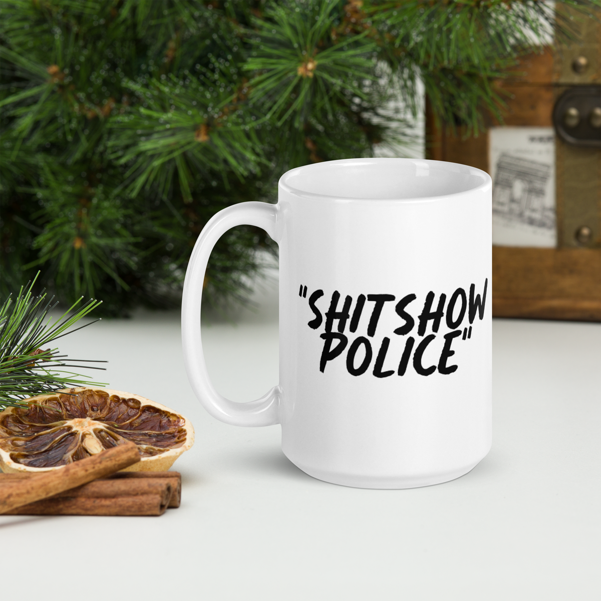 Show Police White Mug