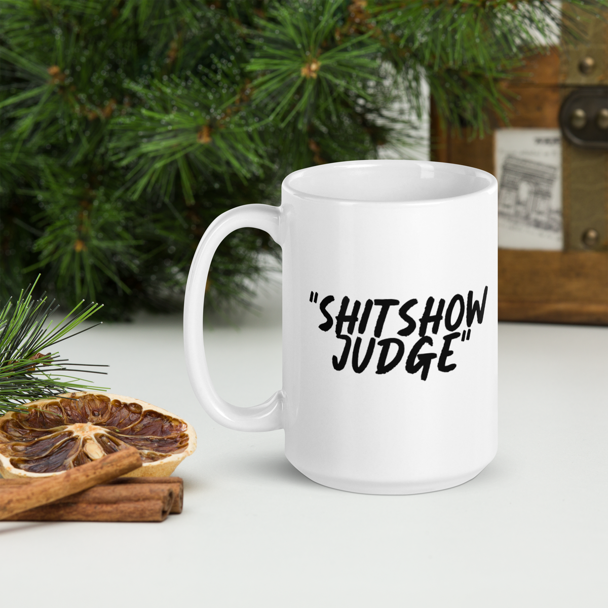 Judge Show White Mug
