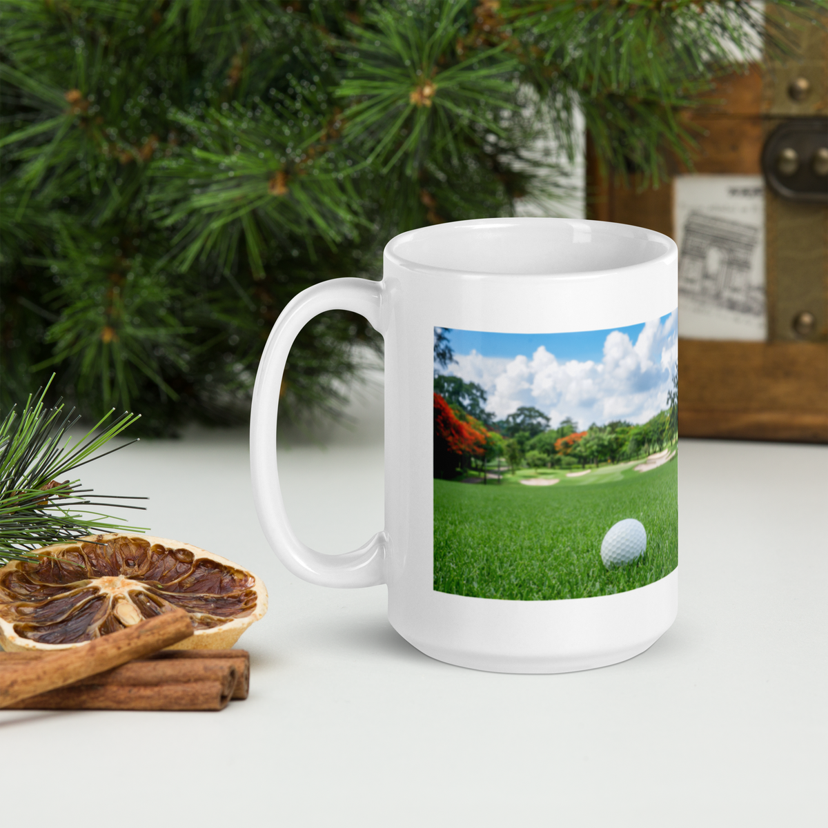 Best Shot Golf White Mug